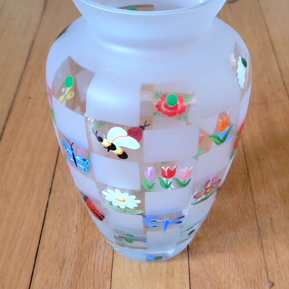 Lenox Nature's Splendor hand painted Vase